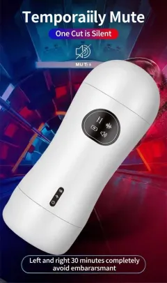 Fully automatic male masturbator vibration and heating function panel