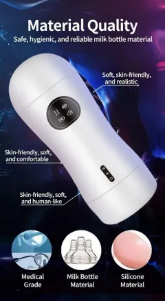 Fully automatic male masturbator AI mutual interaction feature display