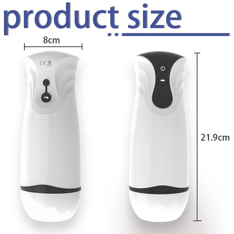 Product size diagram showing the cup at 21.9cm tall and 8cm wide