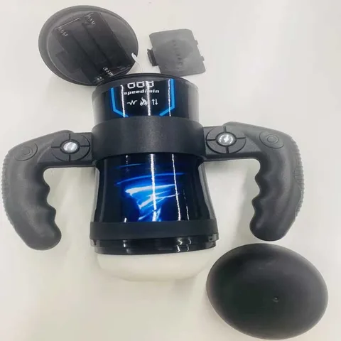 Close-up of the telescopic thrusting cup extended out of the body