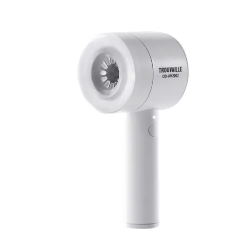 YB518 automatic thrusting masturbator with white ABS body and open-ended textured sleeve