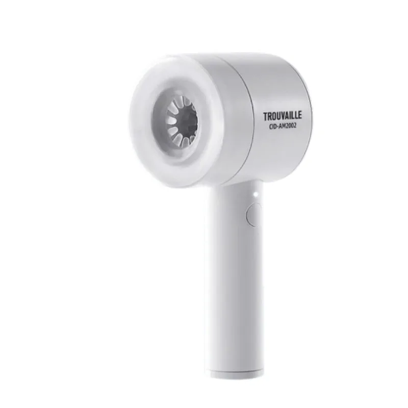YB518 automatic thrusting masturbator with white ABS body and open-ended textured sleeve