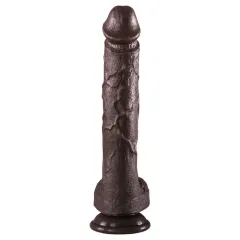 Insertable length and shaft depth view of the realistic dildo