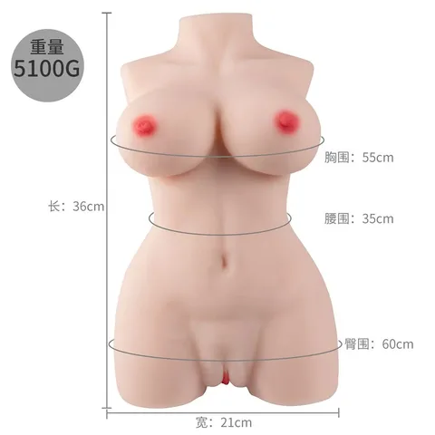 Close-up of the Lingxue skin-tone TPE surface showing the realistic skin texture and detail