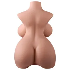 Top view of the half-body torso doll’s realistic body shape