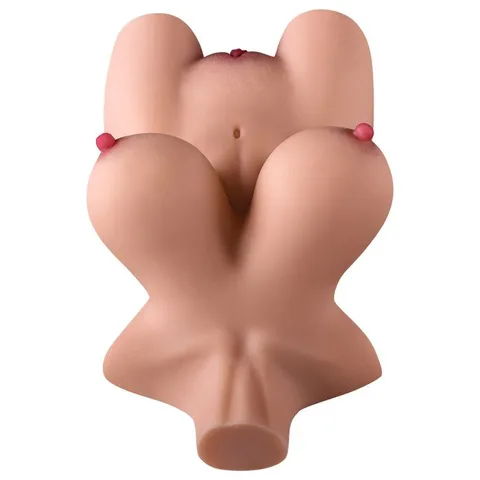 Hand grip comparison showing the torso doll’s compact half-body size