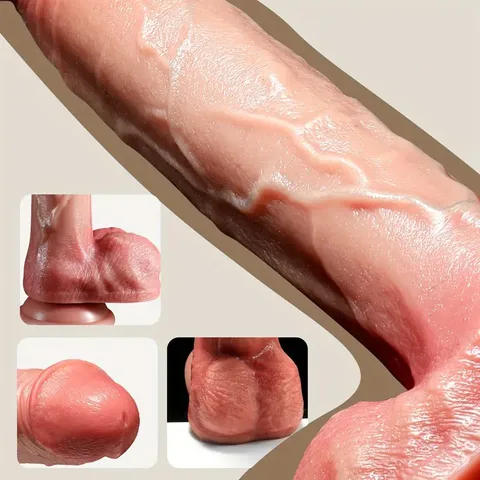 Fingers pressing into the silicone to show its soft flexible feel