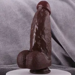 Side angle showing the textured shaft and flared suction base