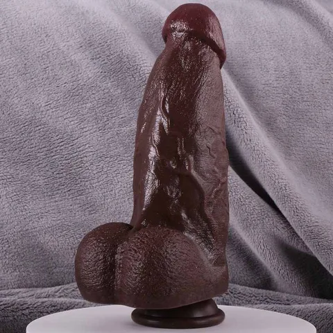 Side angle showing the textured shaft and flared suction base