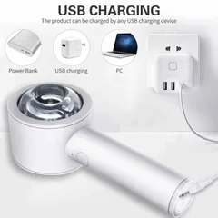 USB charging the auto masturbator cup from a power bank a USB adapter or a PC