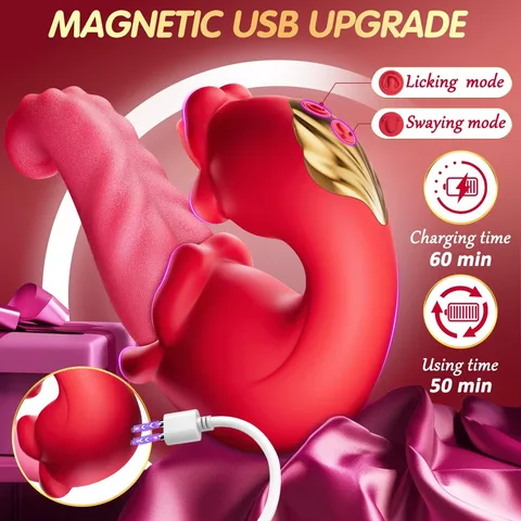 Vibrator 027 Magnetic Charging Illustration