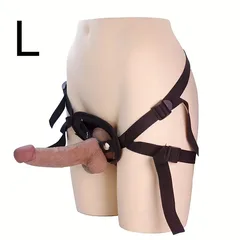 Side view of the webbing straps routed around the hips and thighs
