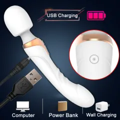 Dual-head vibrator spec sheet with dual-motor design