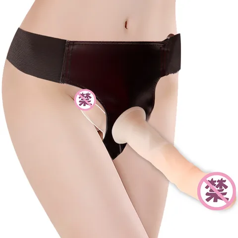 The longer slim end of the double-ended dildo for deeper reach
