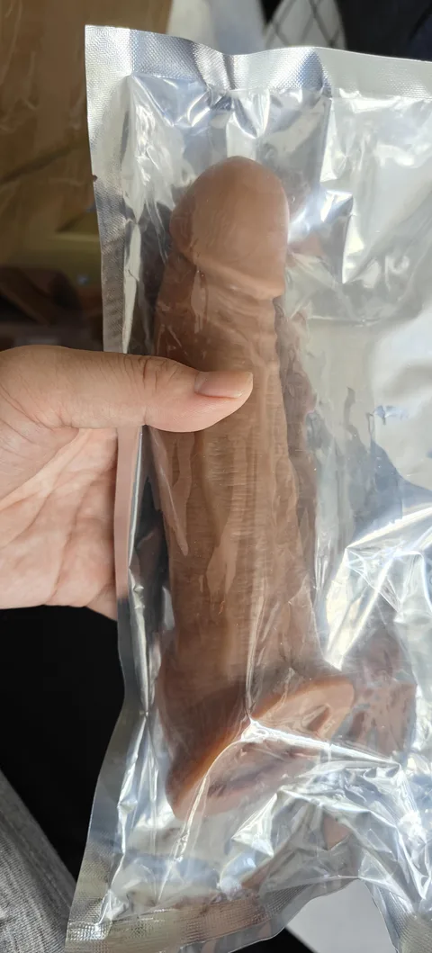 Discreet retail packaging of the realistic hollow penis sleeve