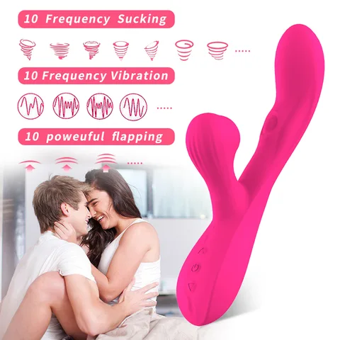 Close-up diagram of the sucking flapping and vibration control buttons