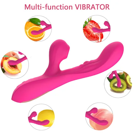 Multi-function control panel for sucking vibration and flapping modes