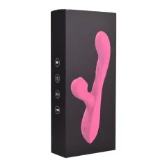 Black gift box packaging for the silicone sucking rabbit vibrator