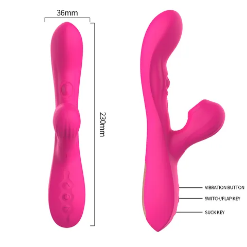 Product Size Guide and Remote Control Button Functions for Vibration