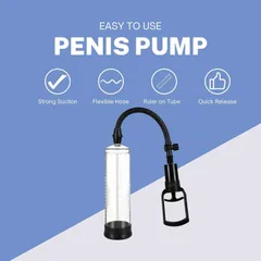 quick release valve on the vacuum penis pump tube that bleeds off pressure in one press