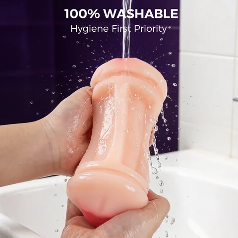 100 percent washable design rinses clean under running water