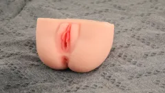 Dual vaginal and anal openings on the lifelike torso doll