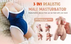 The three channels of the torso doll seen from below