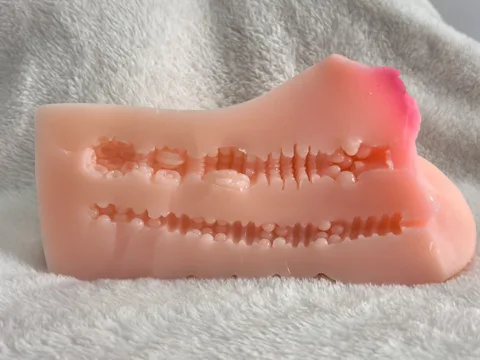 Skin-like TPE texture with realistic vulva and anus exterior