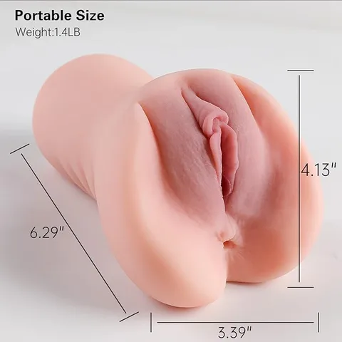 Detail of the lifelike lip and tunnel design