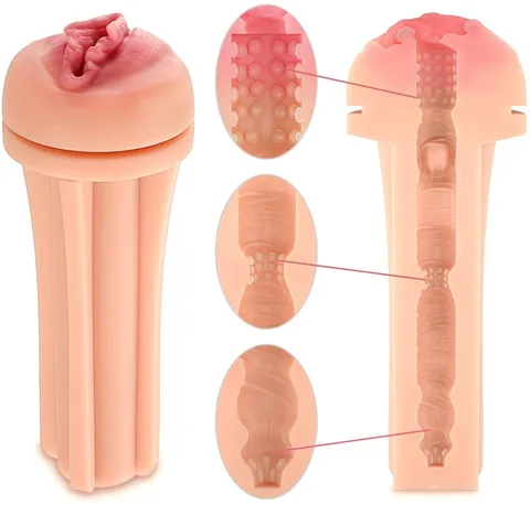 Masturbation Cup detachable inner sleeve with stimulating texture