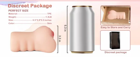 Specification summary for the realistic vaginal pocket pussy