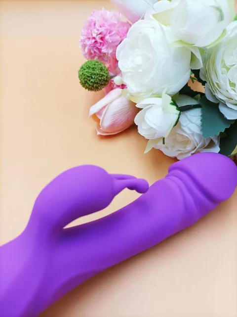 Detail of the rechargeable USB port at the base of the vibrator