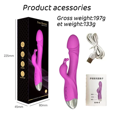 Box contents: rabbit vibrator