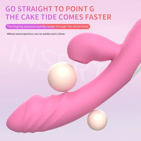 Single-button control and DC charging port on the rabbit vibrator