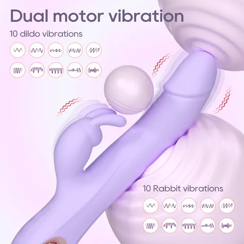 Dual Motor Vibration 10 Dildo Vibrations 10 Rabbit Vibrations Vibrator