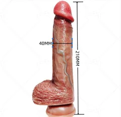 Size reference chart for the 21cm realistic dildo