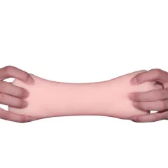 Internal texture inside the vaginal channel of the dual-channel sleeve