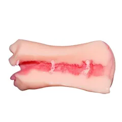 Elastic TPE compressed by hand demonstrating softness and stretch