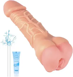 Retail box with the bottle of water-based lubricant included in the package
