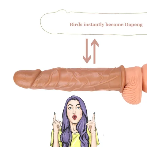 Bull-and-after size diagram showing a 1.5in firm tip extension and 0.3in girth over the shaft
