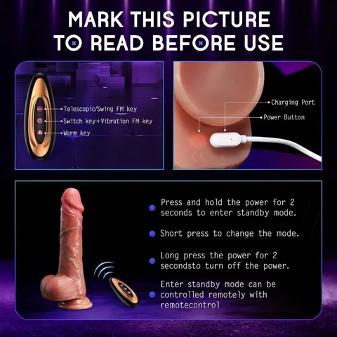 Dildo KY-10 control buttons close-up