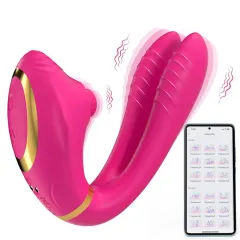 Close-up of the physical control buttons on the vibrator