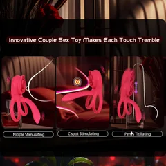 Three ways to use the rose ring vibrator for nipple clitoral and penis stimulation