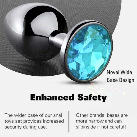 Wide Base Anal Plug for Enhanced Safety - Secure Design
