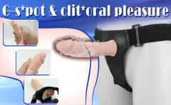 Specs overview of the wearable strap-on dildo features and materials