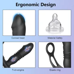 CE certification and body-safe silicone details on the product box
