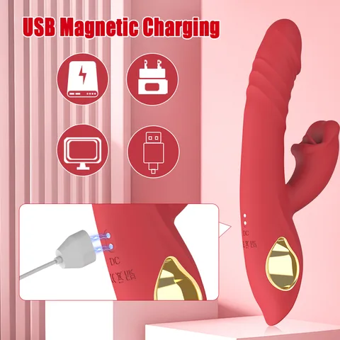 GM-510 vibrator magnetic charging illustration