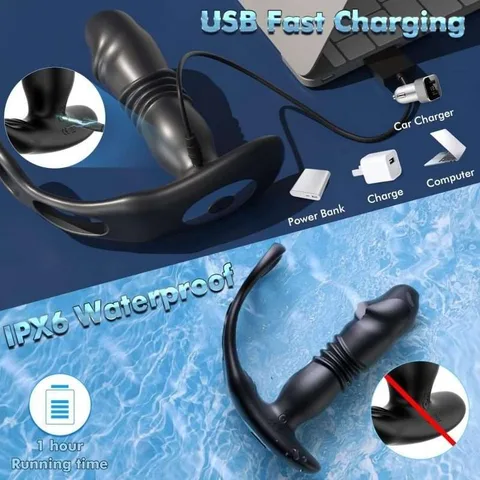 and vibrating anal plug KY-07
