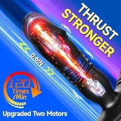 Stronger thrusting action at 120 thrusts per minute delivered by the upgraded two motors