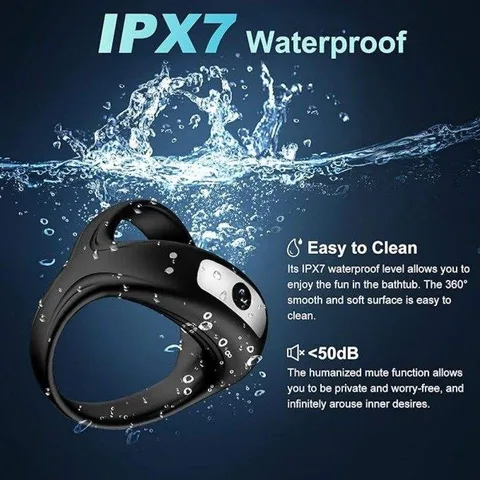 IPX7 Waterproof Penis Ring KY-37 Easy to Clean with Mute Function Under 50dB